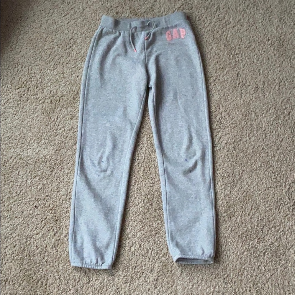 Pink and Gray Sweatpants
